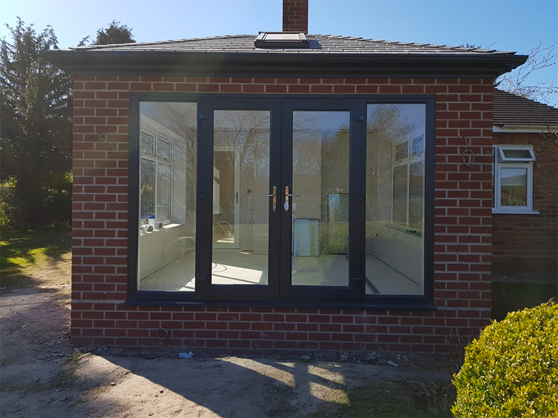 Conservatory with Solid Roof Wrexham