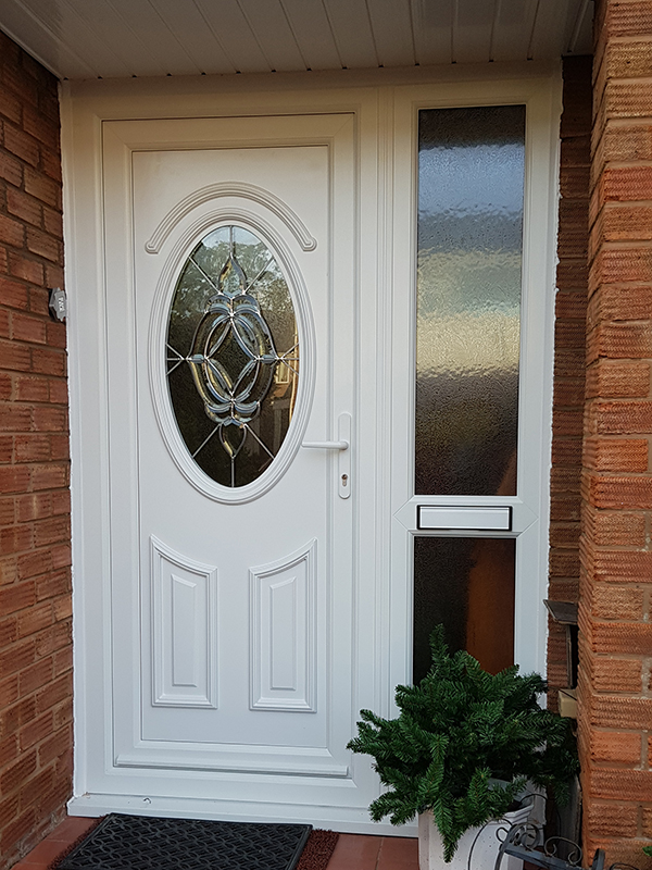 White Composite Door